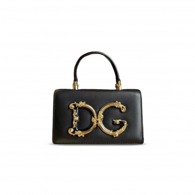 DOLCE GABBANA LEATHER SHOULDER BAG (18*10*5cm)